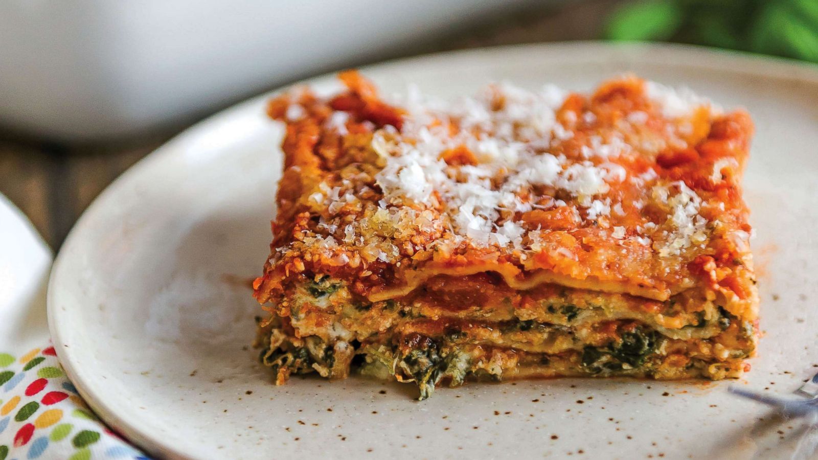 PHOTO: The easiest spinach lasagna from Lisa Leake.