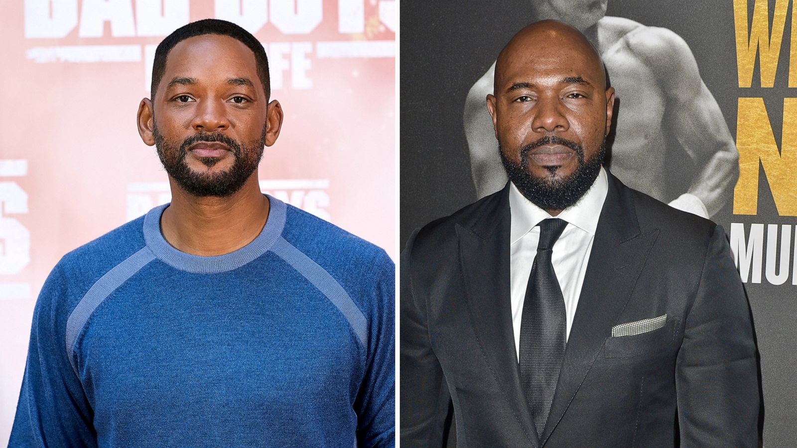 PHOTO: Actor Will Smith attends a "Bad Boys For Life" photocall on Jan. 8, 2020 in Madrid; Antoine Fuqua attends the Premiere of HBO's "What's My Name: Muhammad Ali" on May 8, 2019 in Los Angeles.