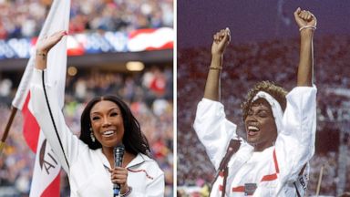 Brandy Channels Whitney Houston While Performing National Anthem at NFC  Championship 2022: Photo 4696975, Brandy, Whitney Houston Photos