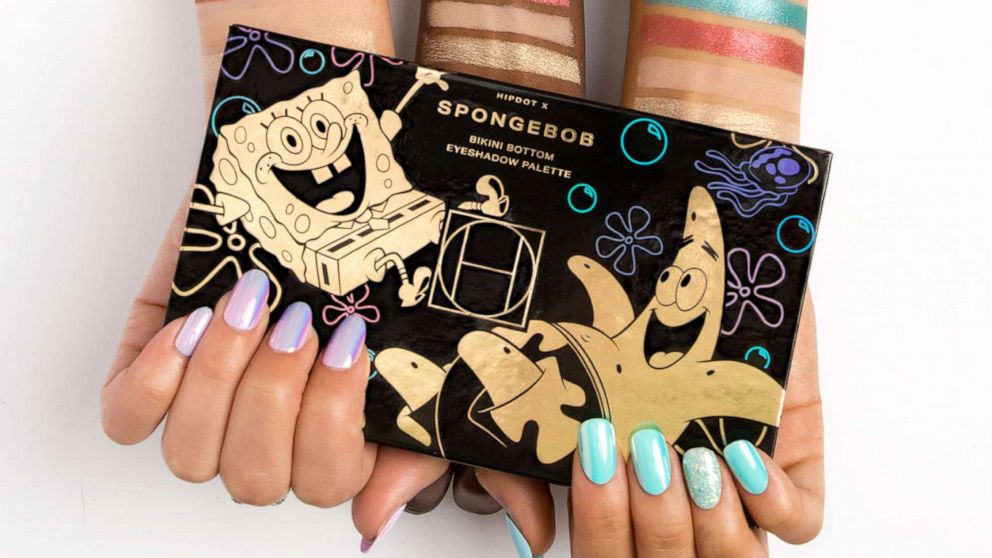 HipDot launches a limited-edition SpongeBob beauty collection to celebrate SpongeBob's 20th Anniversary.