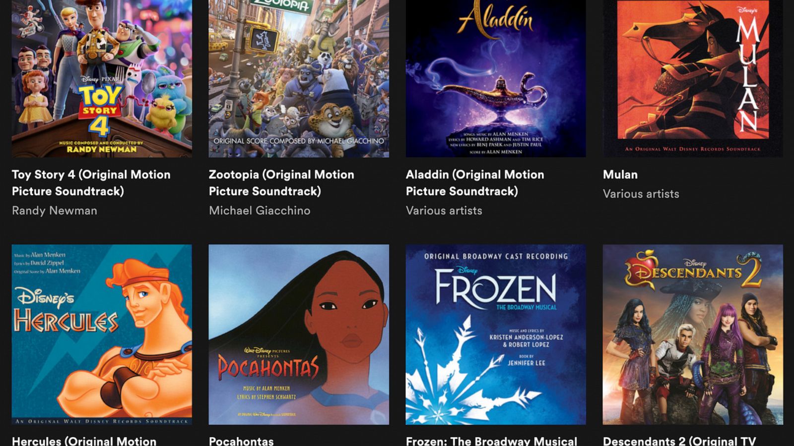 PHOTO: Spotify launches all-new Disney music hub.