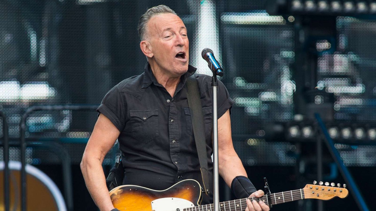 PHOTO: Bruce Springsteen performs at Villa Park on June 16, 2023 in Birmingham, England.