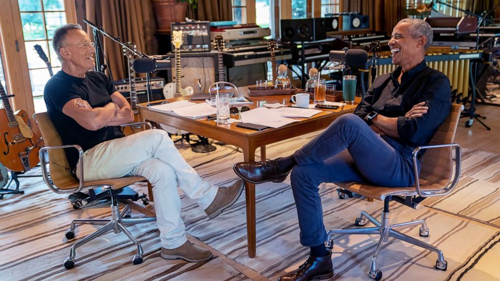 VIDEO: Barack Obama and Bruce Springsteen join forces for new Spotify podcast series
