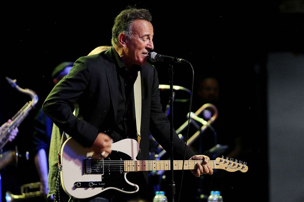 PHOTO: Bruce Springsteen performs at the Premiere of New Line Cinemas 'Blinded By The Light' film premiere After Party, August 7, 2019.