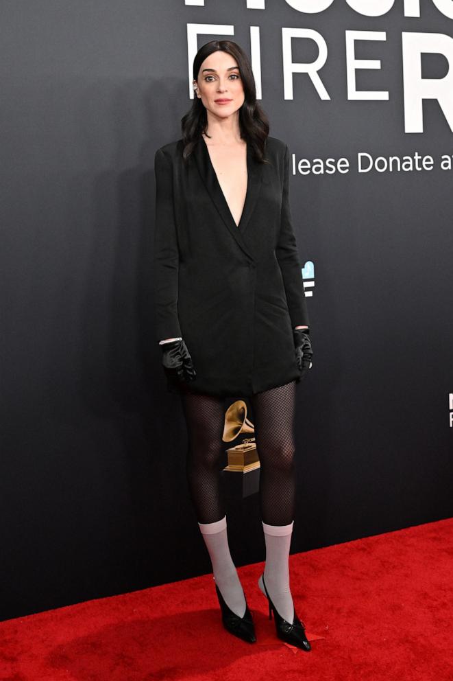 PHOTO:St. Vincent arrives for the 67th Annual Grammy Awards at the Crypto.com Arena in Los Angeles, Feb. 2, 2025.