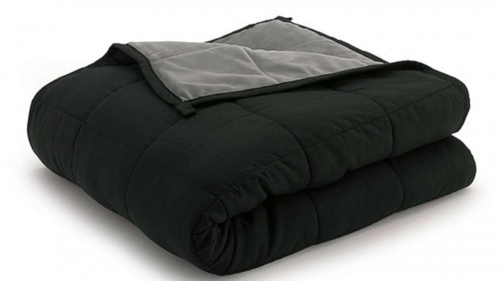 Sleep better and calm yourself at night with this weighted blanket for