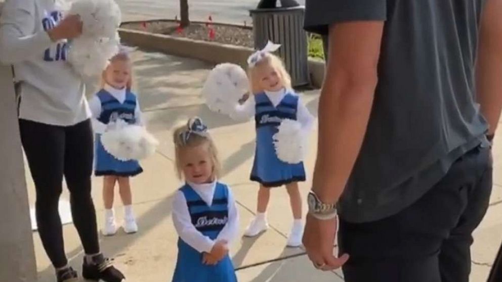 PHOTO: Kelly Stafford and family are pictured in an image made from a video posted to Stafford's Instagram account on Sept. 13, 2020.