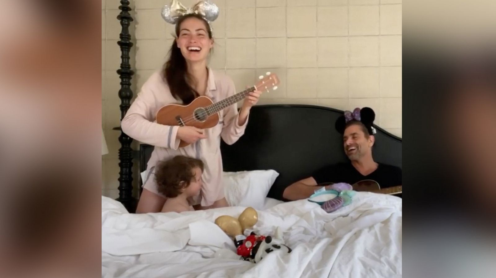 PHOTO: This screenshot was taken from a video posted by John Stamos to his Instagram account.