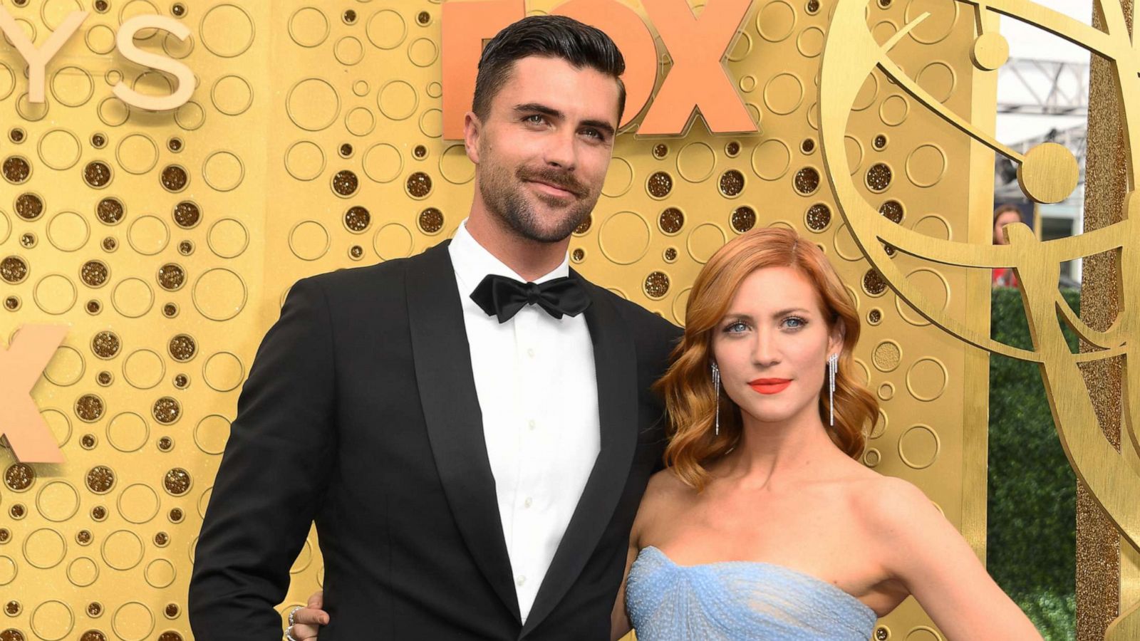 PHOTO: In this Sept. 22, 2019 file photo Tyler Stanaland and Brittany Snow arrive for the 71st Emmy Awards at the Microsoft Theatre in Los Angeles.