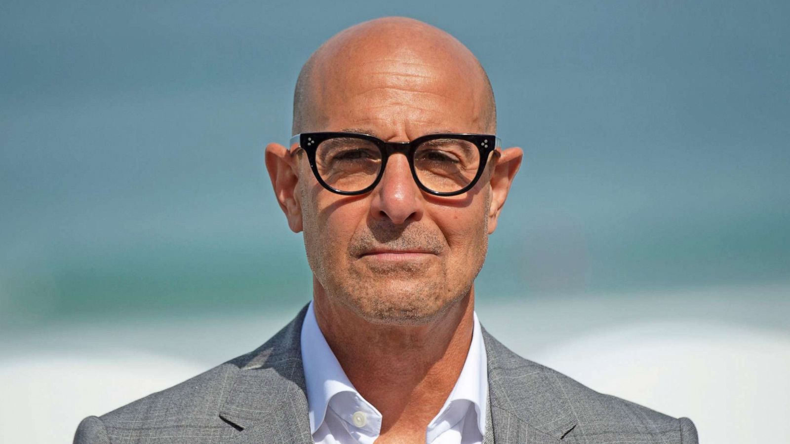 PHOTO: Stanley Tucci poses during a photocall of the film "La Fortuna" during the 69th San Sebastian Film Festival in the northern Spanish Basque city of San Sebastian on Sept. 24, 2021.