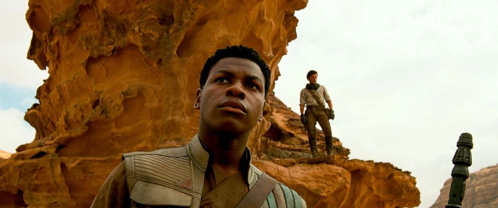 PHOTO: Finn (John Boyega) and Poe Dameron (Oscar Isaac) in "STAR WARS:THE RISE OF SKYWALKER."