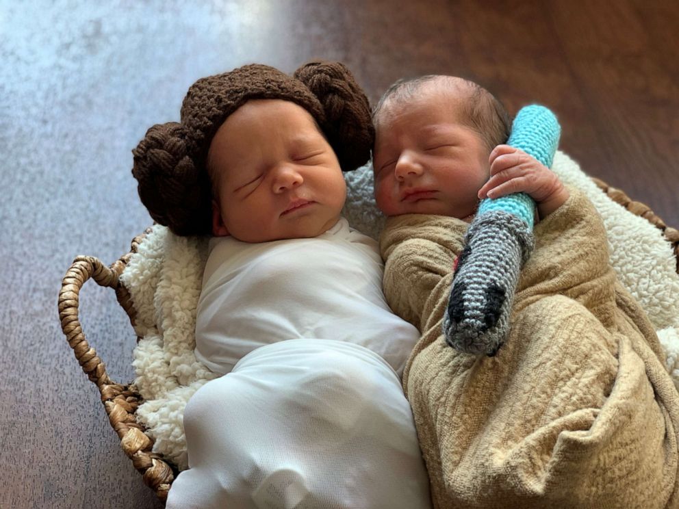 PHOTO: Babies at AdventHealth for Women in Orlando, Florida, are getting into character in celebration of "Star Wars: The Rise of Skywalker."