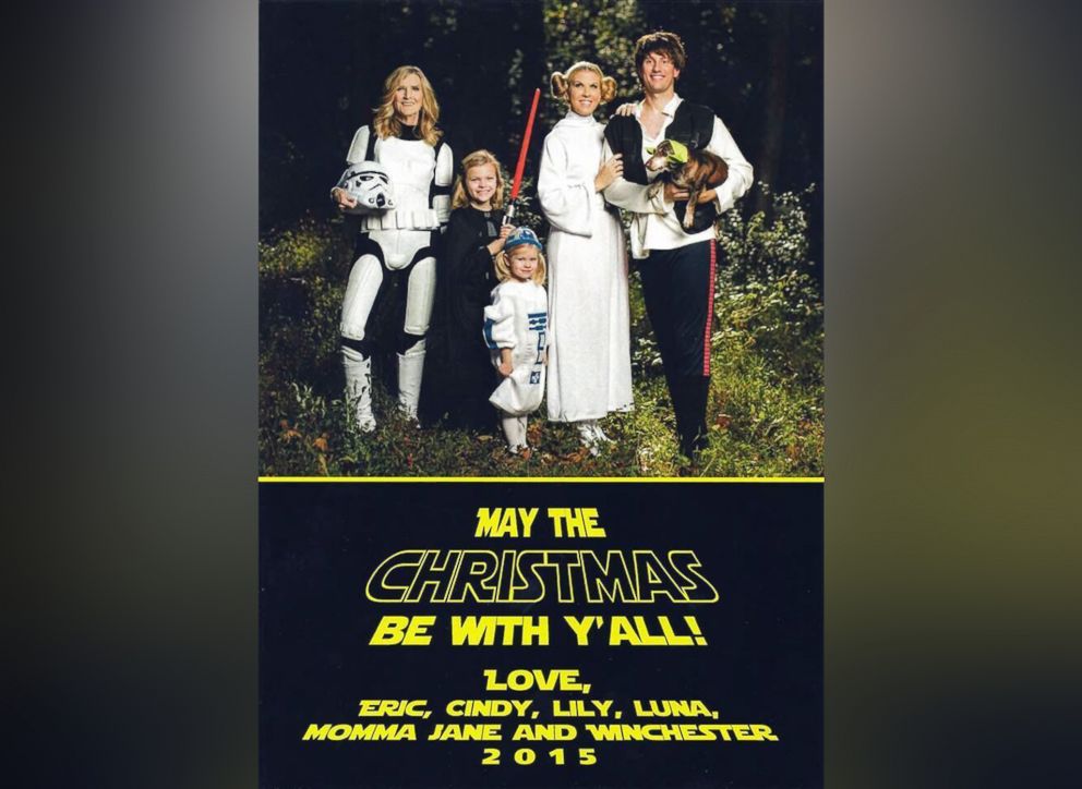 PHOTO: The Simmons family of Orlando, Fla., went all out for their Star Wars-themed Christmas card in 2015.