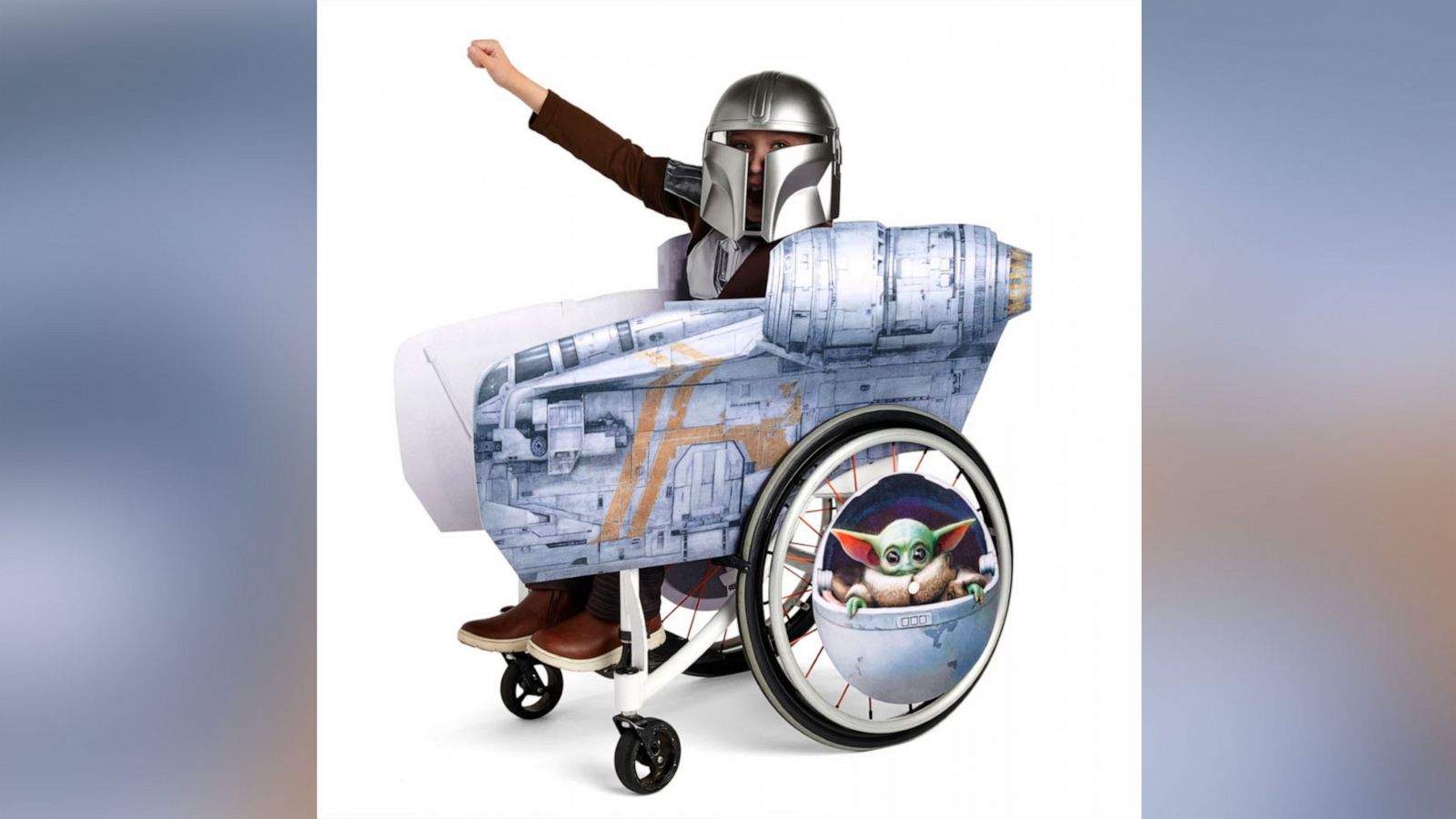 PHOTO: The Star Wars: The Mandalorian Wheelchair Cover Set is available at shop Disney.