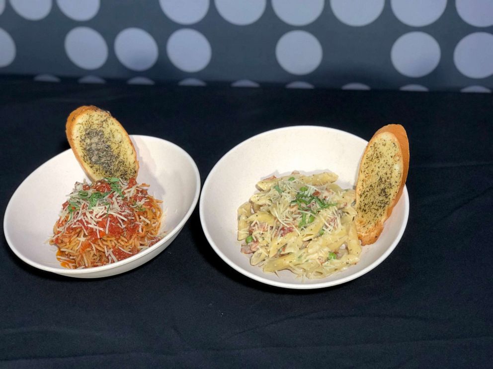 PHOTO: There was light and dark pasta at the Star Wars Rival Race Expo as well. 