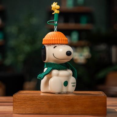 PHOTO: Starbucks is releasing a limited-edition Snoopy glass cold cup.