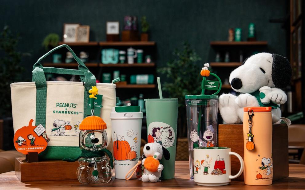 Starbucks launches fall-themed Snoopy cup, Peanuts collection
