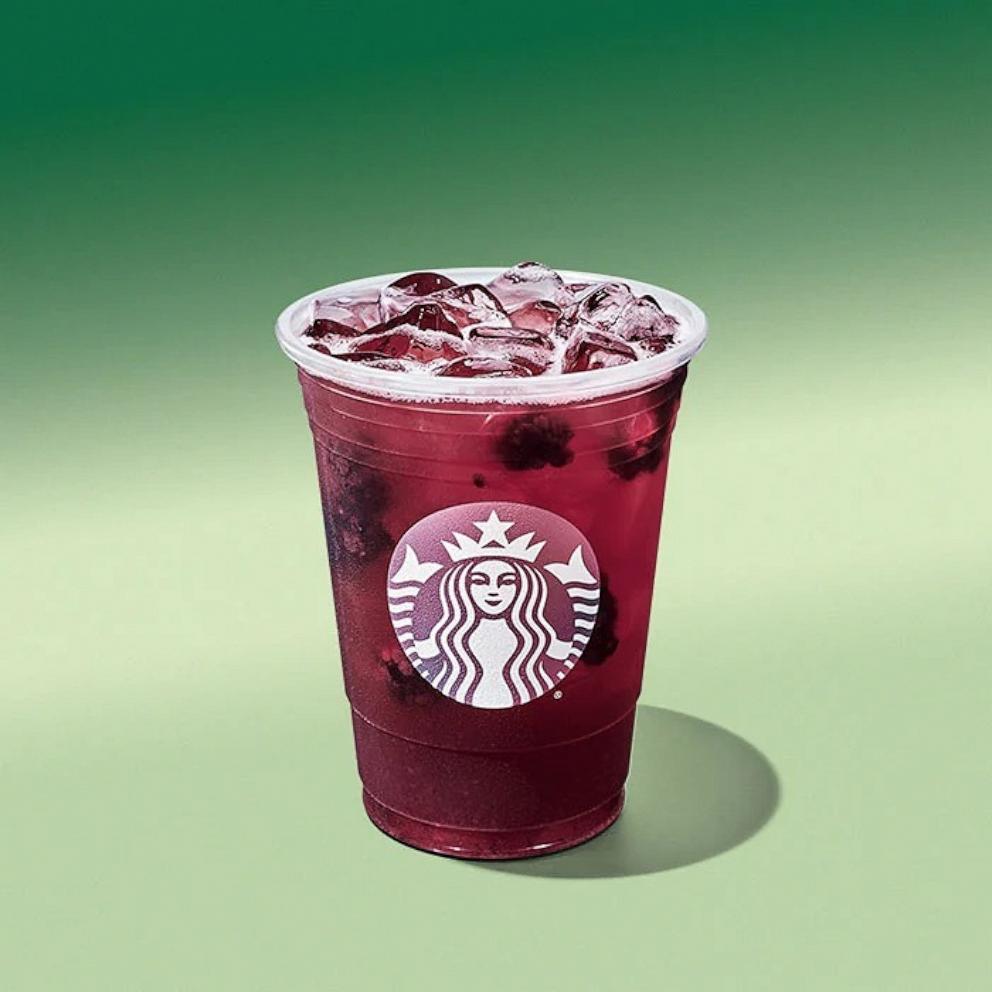 PHOTO: Blackberry Sage Refresher features flavors of sweet blackberries paired with notes of sage shaken with ice, green coffee extract and an inclusion of dried blackberries with a dusting of sage. 