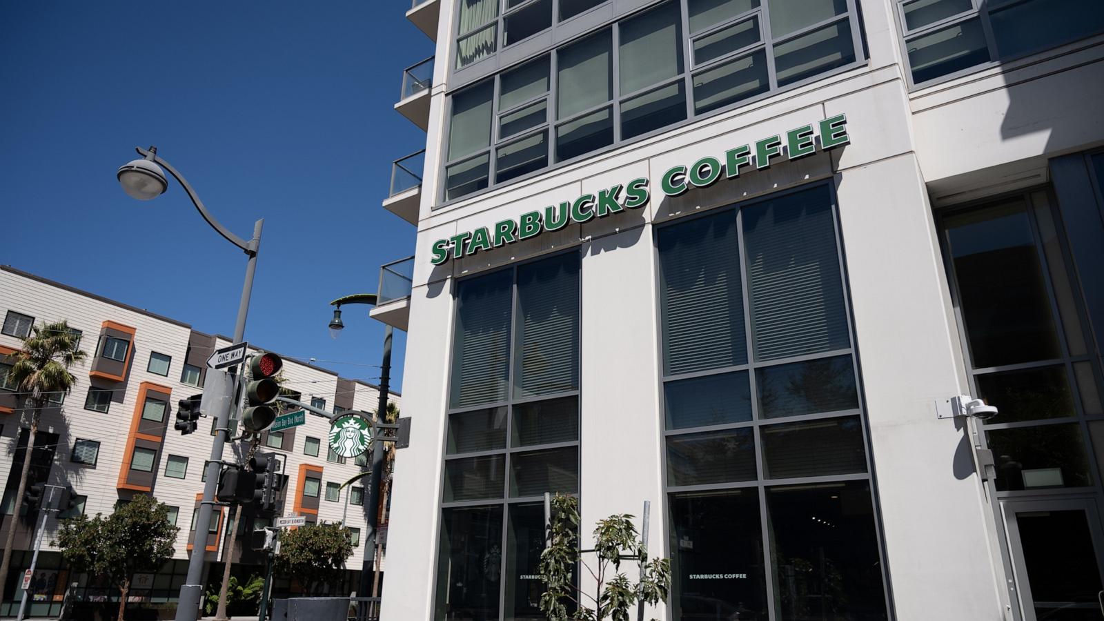 PHOTO: Starbucks Coffee shop is seen in San Francisco, Calif., Aug. 20, 2024.