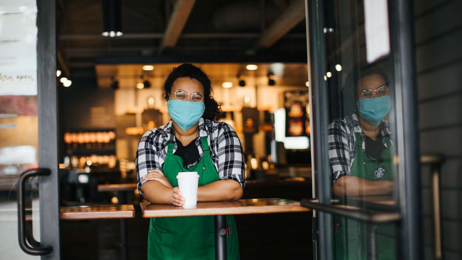 PHOTO: Starbucks will resume with modified operations in the U.S. and Canada beginning May 4.