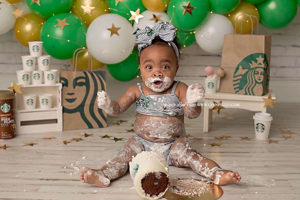 PHOTO: Aria Jade Dillon at her Starbucks photo shoot. 