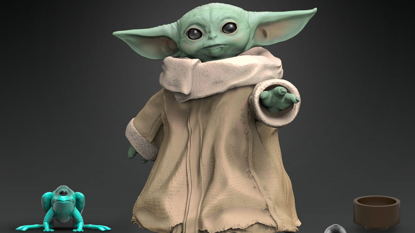 PHOTO: Hasbro announced a new line of Star Wars products featuring The Child, aka Baby Yoda from the Disney+ series "The Mandalorian," which will be available for preorder and shipping beginning in May 2020.