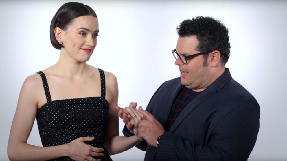 PHOTO: VIDEO: Josh Gad and other stars try to get Daisy Ridley to reveal ‘Star Wars’ secrets