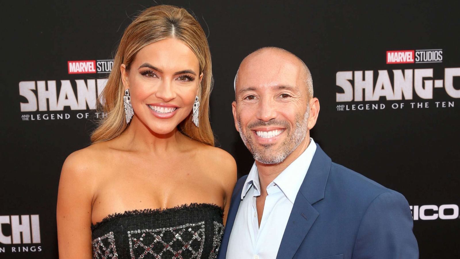 PHOTO: Chrishell Stause and Jason Oppenheim at El Capitan Theatre, Aug. 16, 2021, in Los Angeles.