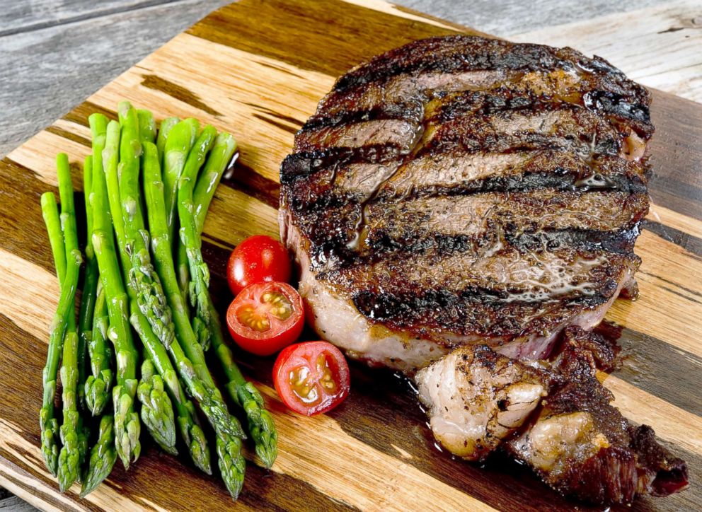 PHOTO: Fresh grilled thick rib eye steak is pictured in this undated stock photo.