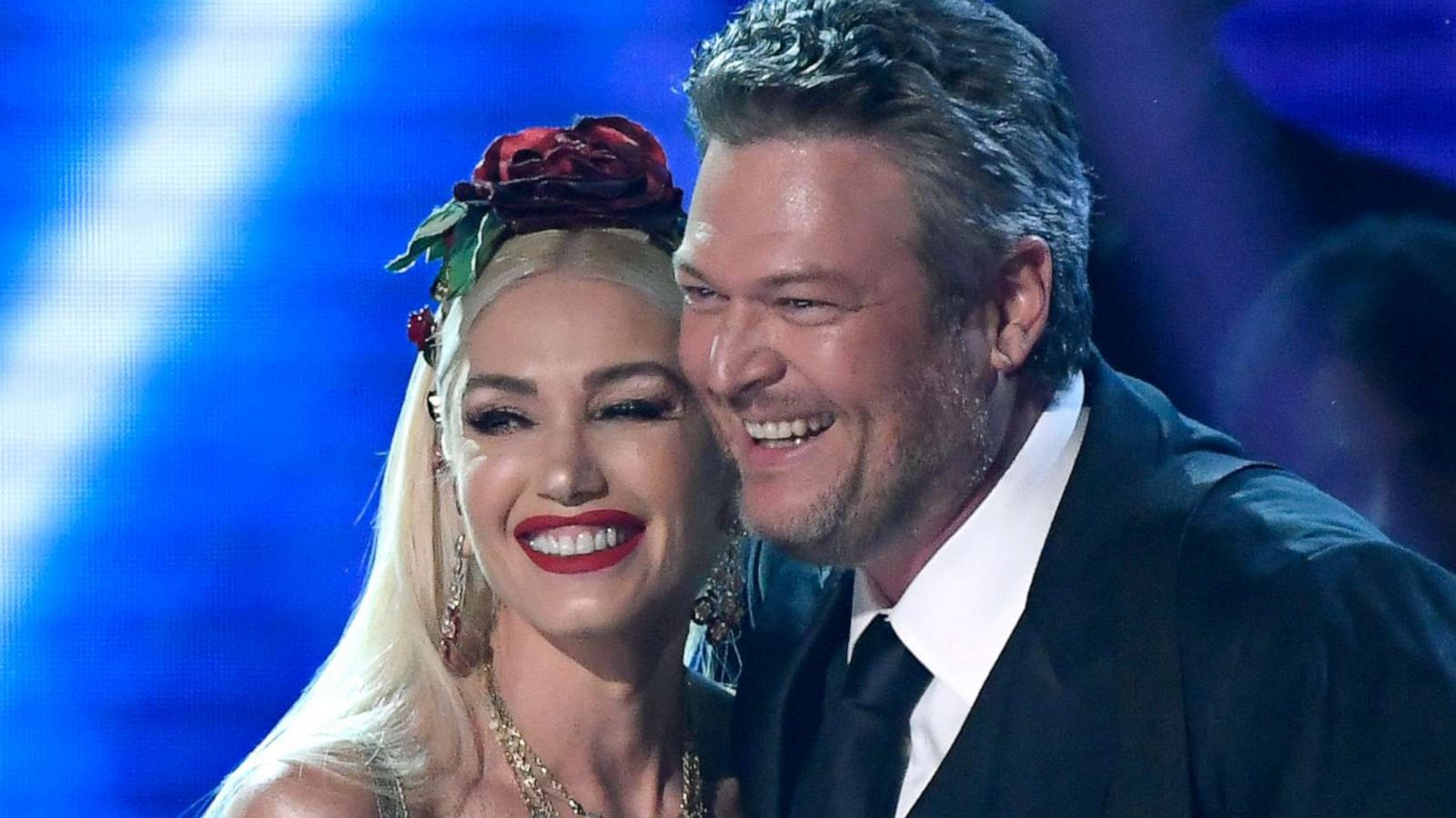 PHOTO: Gwen Stefani and Blake Shelton perform onstage during the Grammy Awards, Jan. 26, 2020 in Los Angeles.