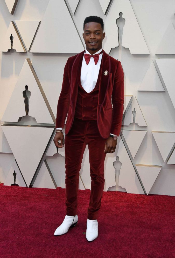 PHOTO: Actor Stephan James arrives for the 91st Annual Academy Awards at the Dolby Theatre in Hollywood, Calif., Feb. 24, 2019.