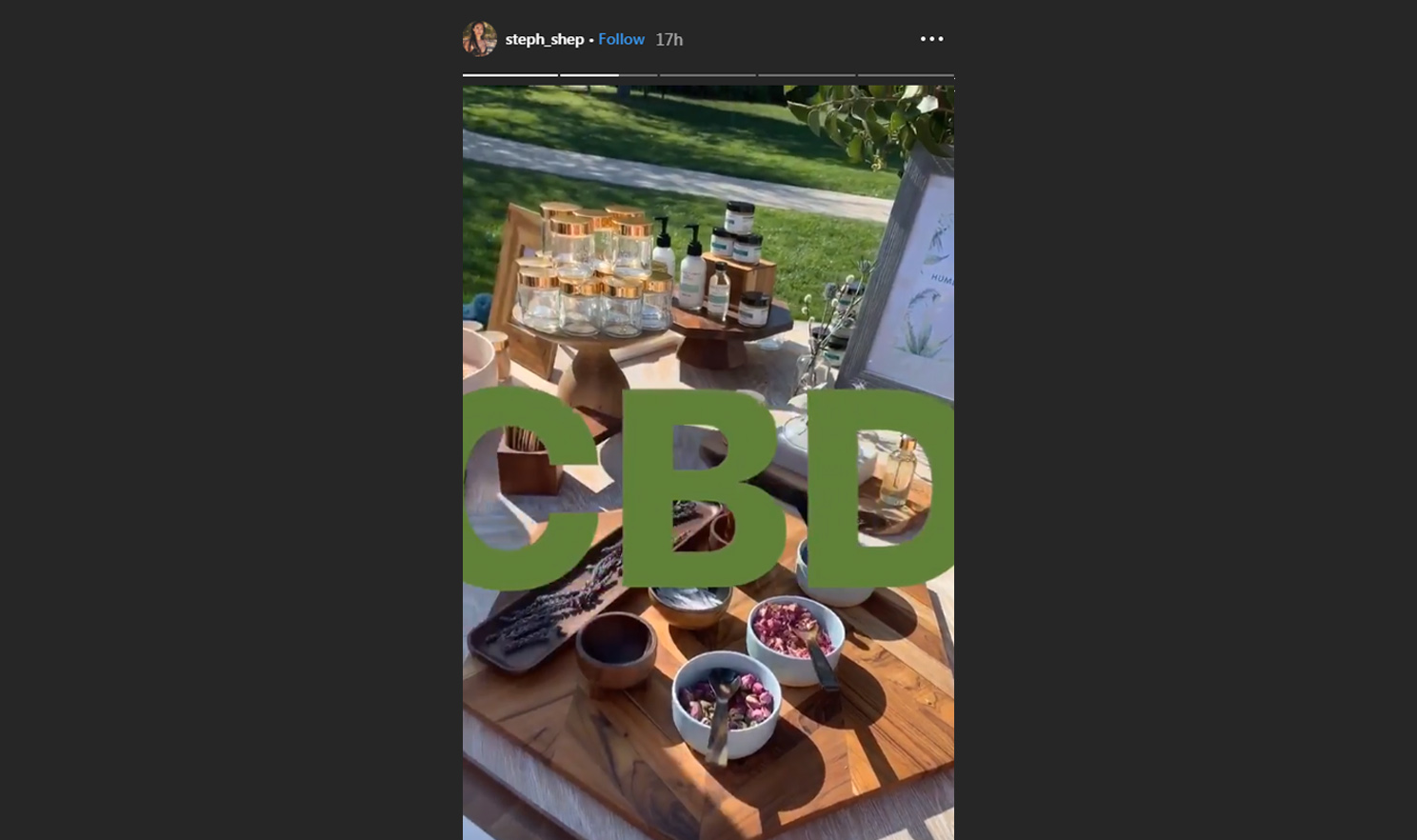 PHOTO: Stephanie Shepherd shared a sneak peek of Kim Kardashian West's baby shower on Instagram, April 28, 2019.