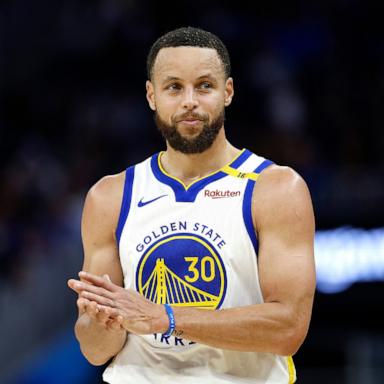 PHOTO: Stephen Curry #30 of the Golden State Warriors looks on against the Detroit Pistons during the second half of an NBA basketball game at Chase Center on March 08, 2025 in San Francisco.