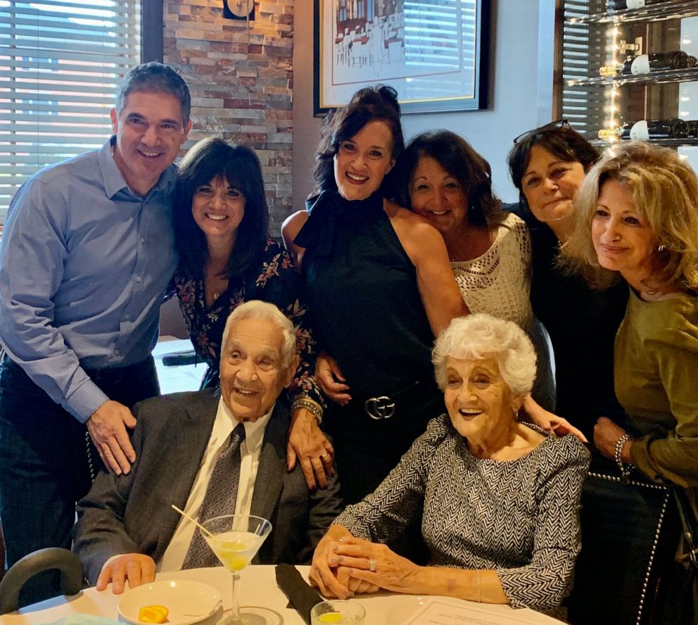 PHOTO: Steve and Marie Orlando, of Pennsylvania, celebrated their 70th wedding anniversary after they both beat COVID-19.