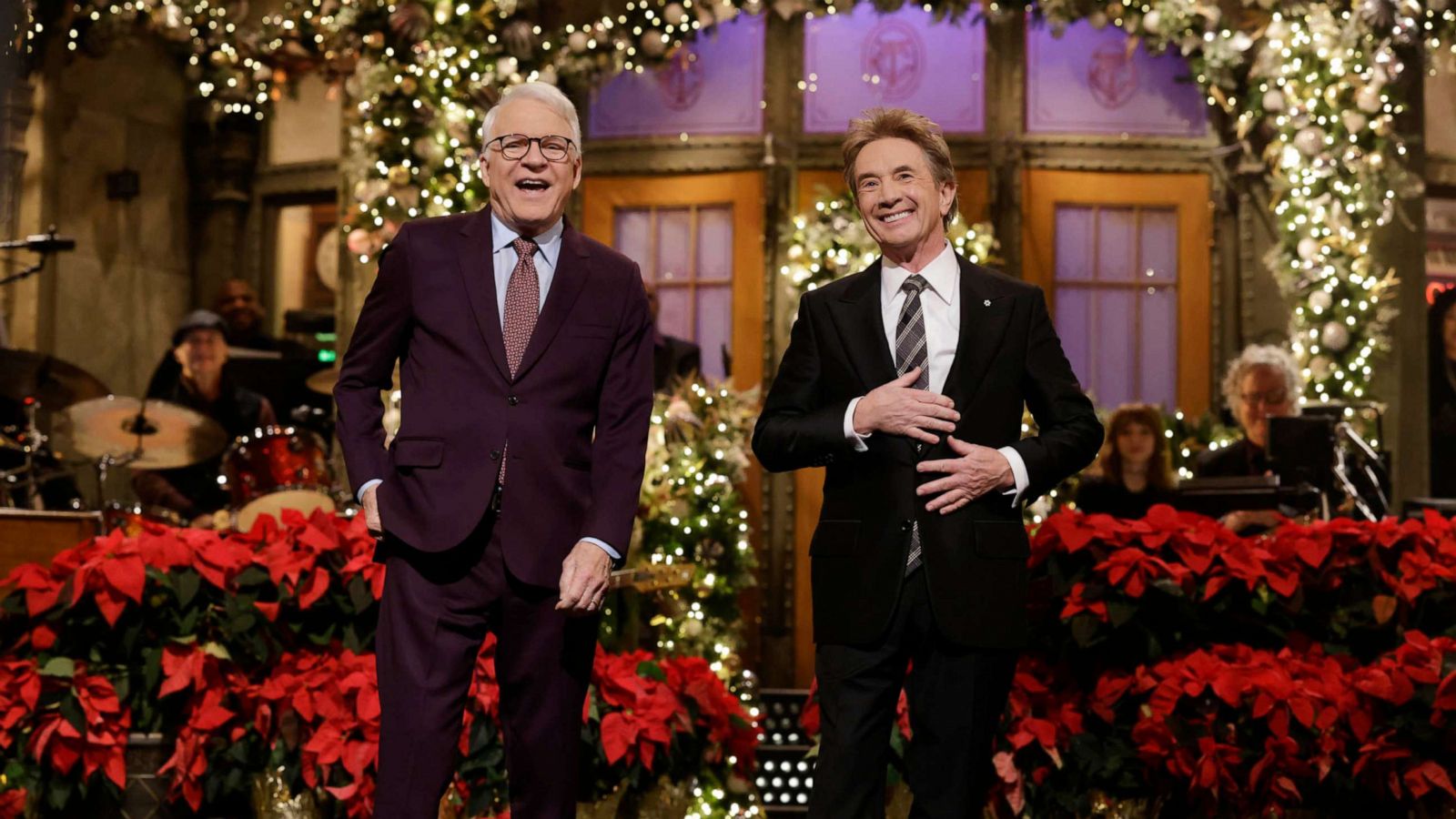 PHOTO: Hosts Steve Martin and Martin Short during the Monologue, Dec. 10, 2022.