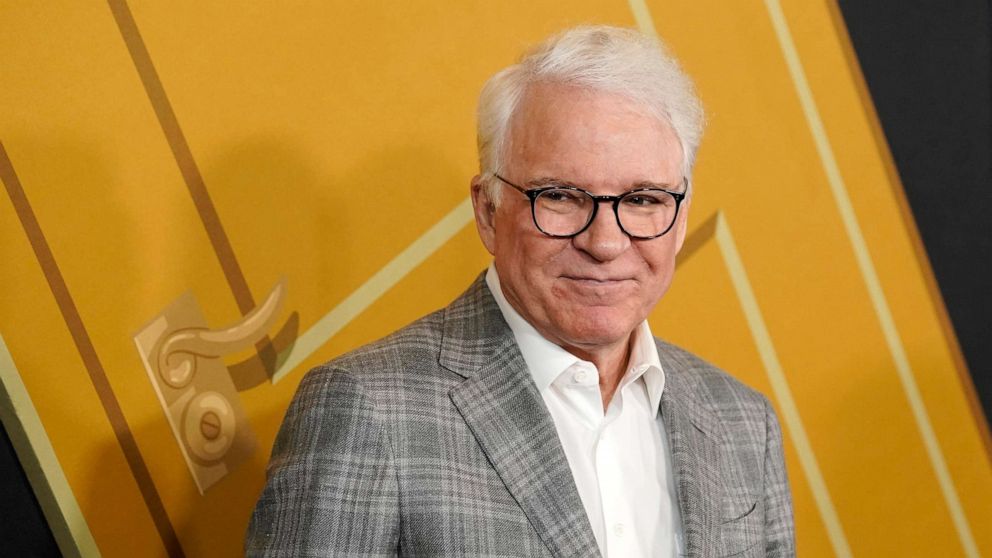 PHOTO: Steve Martin attends the premiere of the second season of "Only Murders in the Building" in Los Angeles, June 27, 2022.