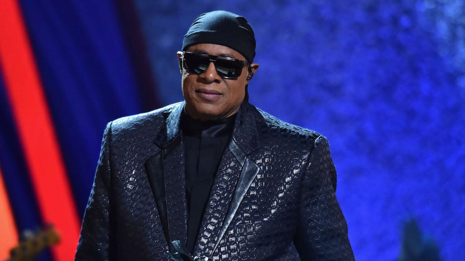 PHOTO: In this Feb. 12, 2019, file photo, Stevie Wonder performs onstage during Motown 60: A GRAMMY Celebration in Los Angeles.