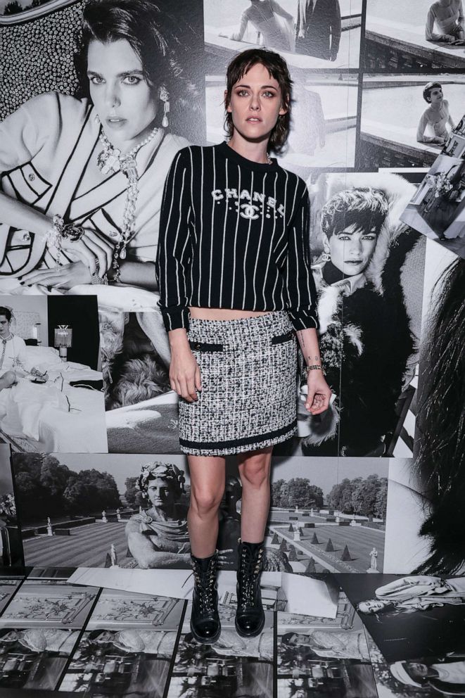 Kristen Stewart debuts grunge mullet at Chanel's Paris Fashion