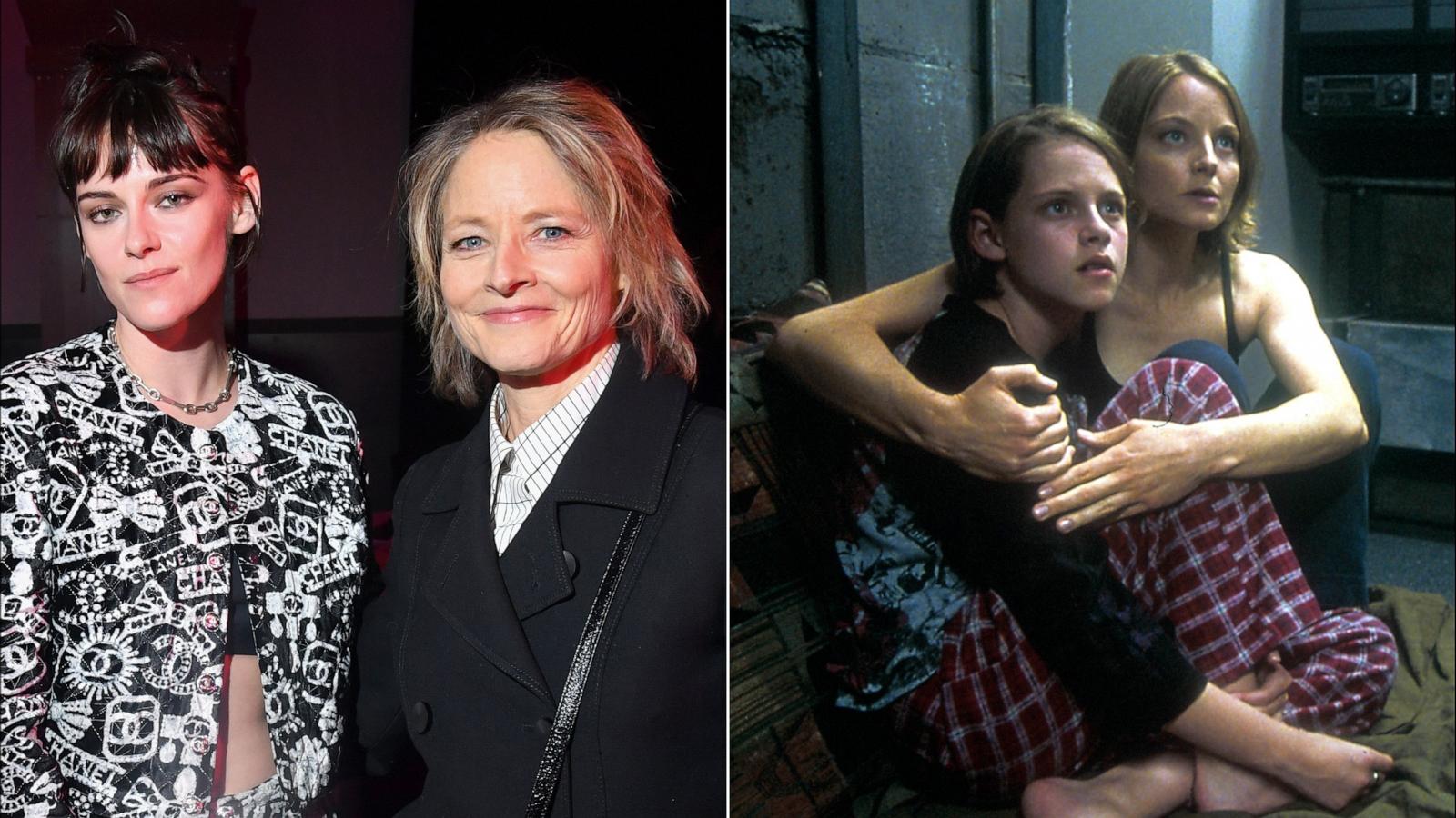 PHOTO: Jodie Foster and Kristen Stewart in Park City, Utah, Jan. 18, 2024. | Jodie Foster and Kristen Stewart in a scene from "Panic Room."