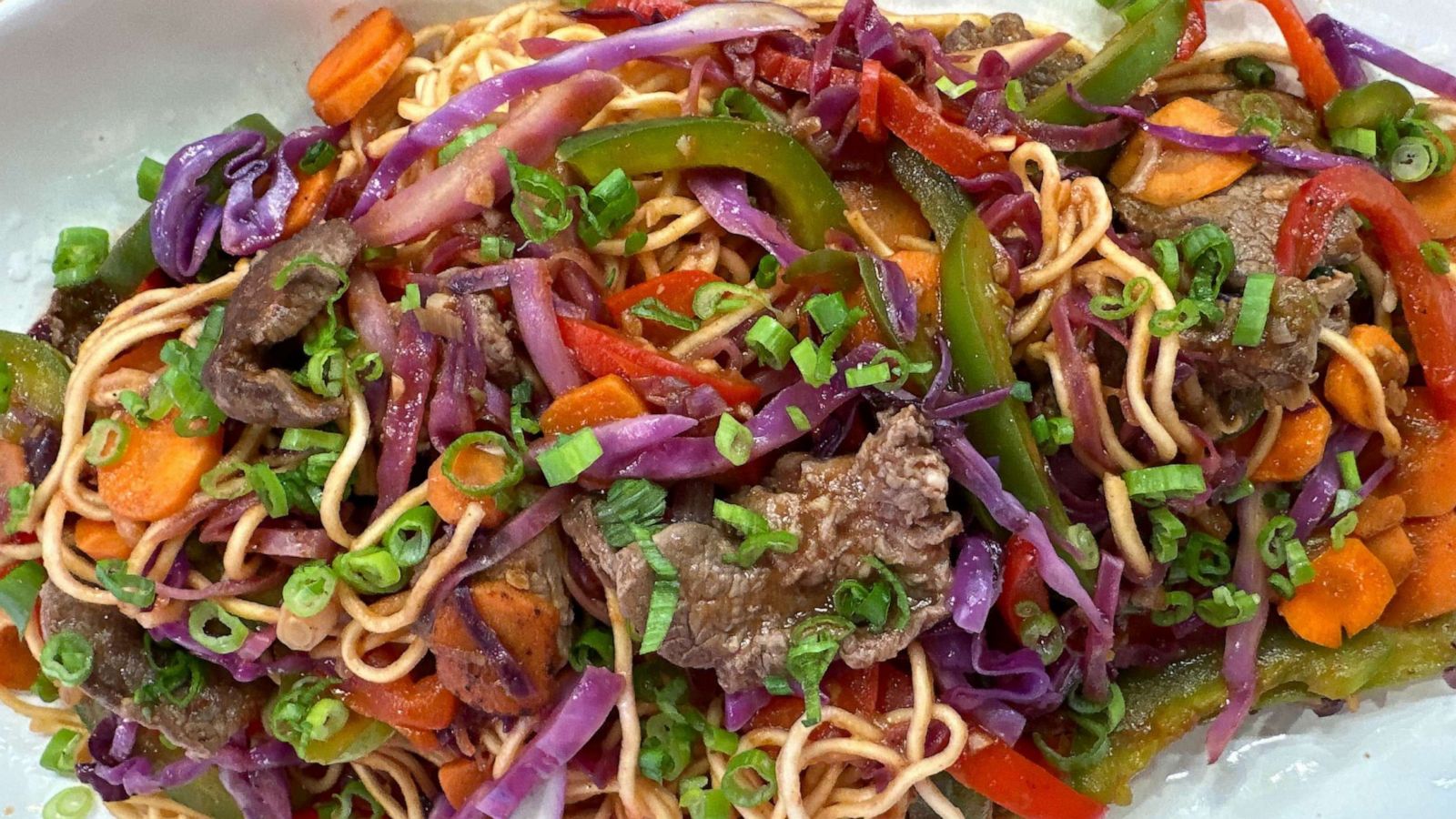 PHOTO: A platter of lamb hakka noodles by chef PriaVanda Chouchan.