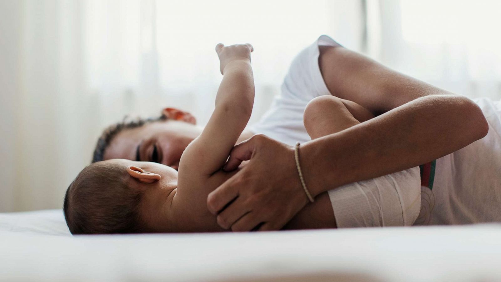 PHOTO: a mother and baby in undated stock photo