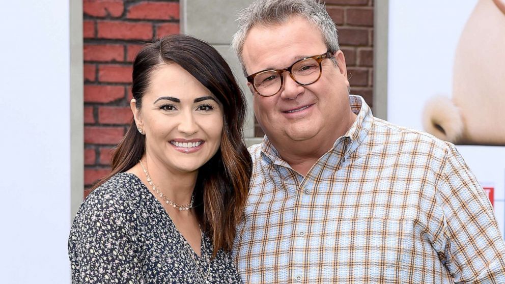 Lindsay Schweitzer and Eric Stonestreet attend an event, June 2, 2019, in Westwood, Calif.