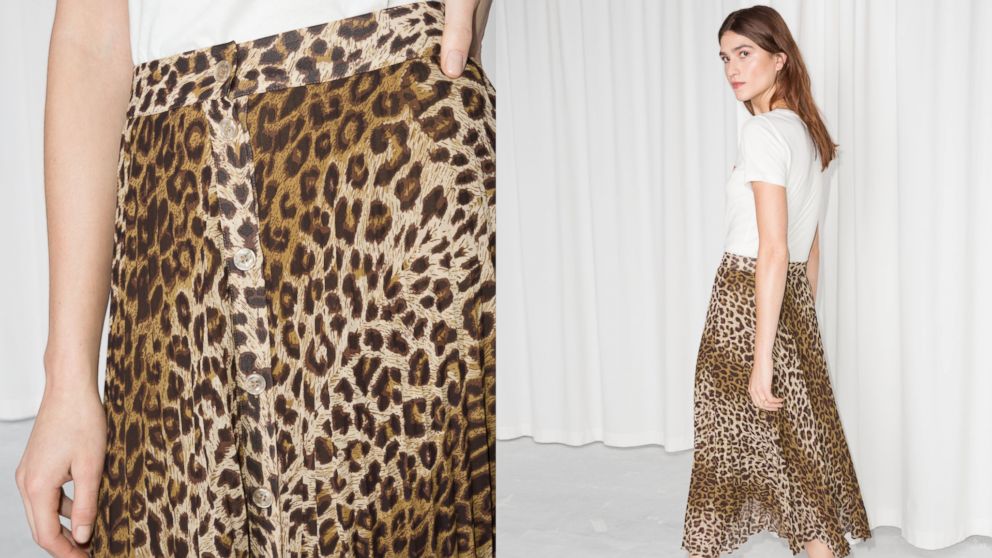 Style Hint: Designers went wild for leopard for fall. Get in on the trend with this flowing skirt that can be worn with tees and sandals now; turtlenecks and tall boots later.