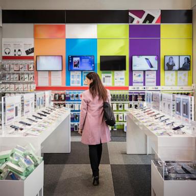 PHOTO: Woman walking in a store in an undated stock photo. 