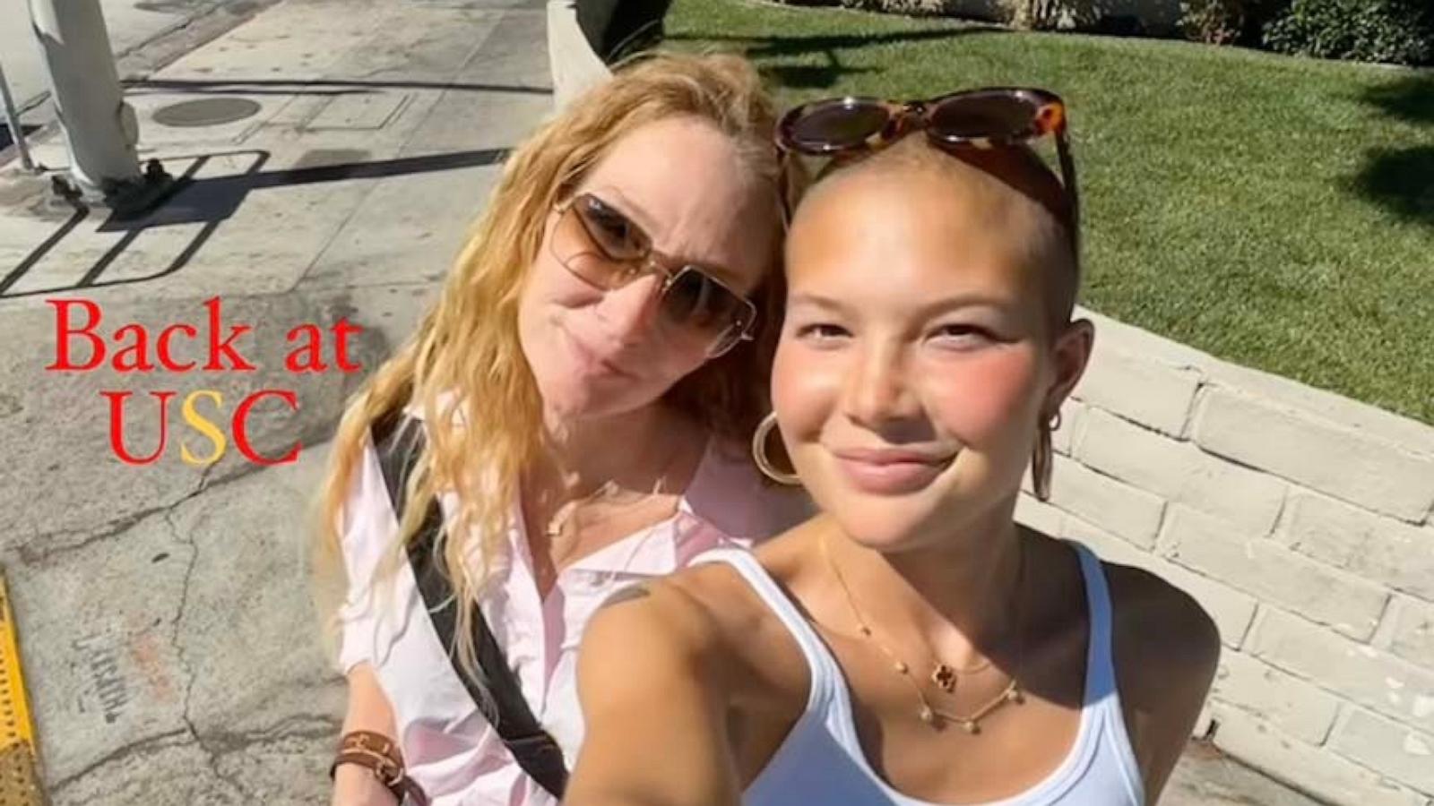 PHOTO: Isabella Strahan posted a photo of herself standing alongside her mother Jean Muggli on Instagram Story to mark her return to the University of Southern California.