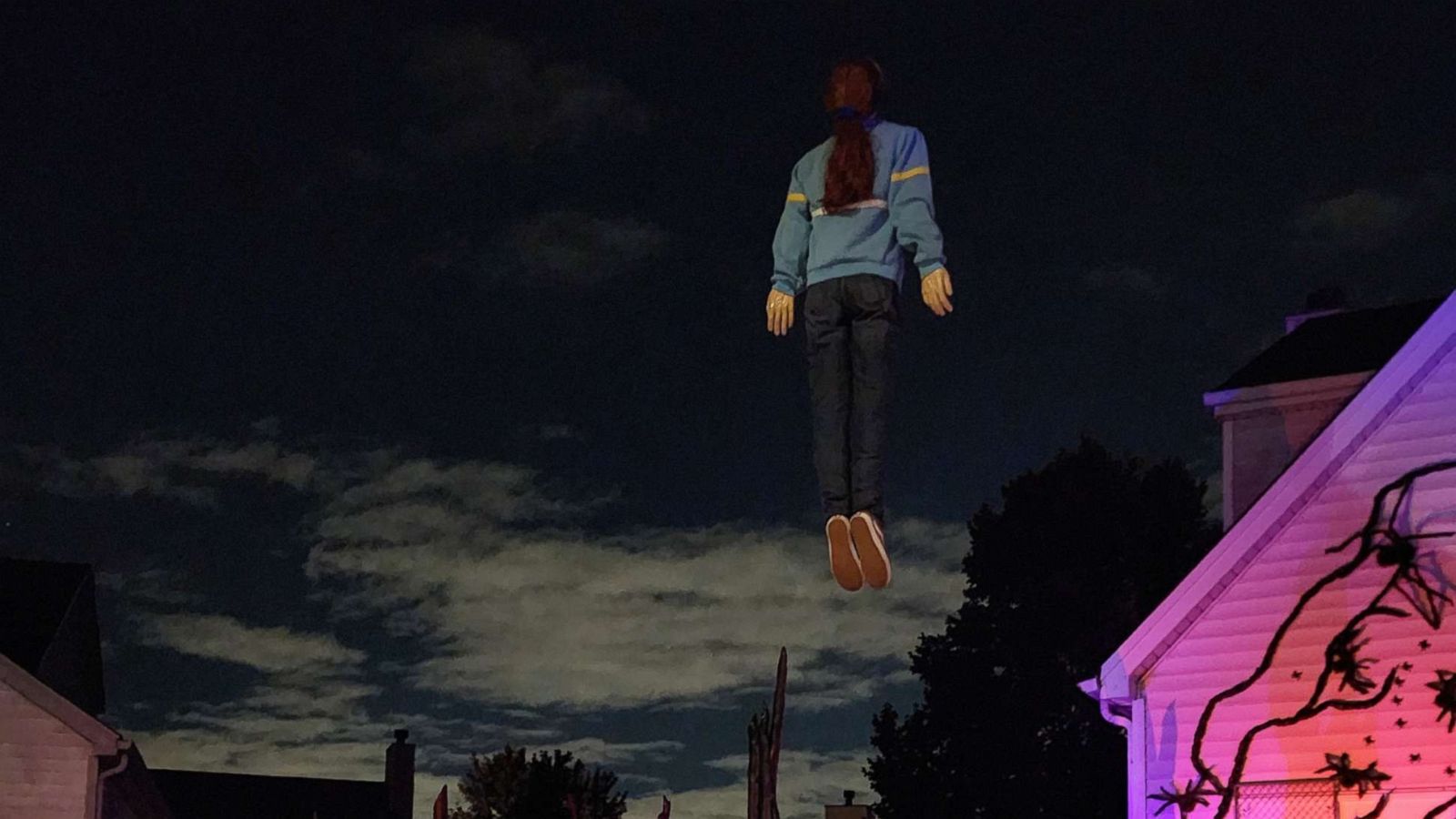 Family's mysterious 'Stranger Things' Halloween decoration wows - Good  Morning America