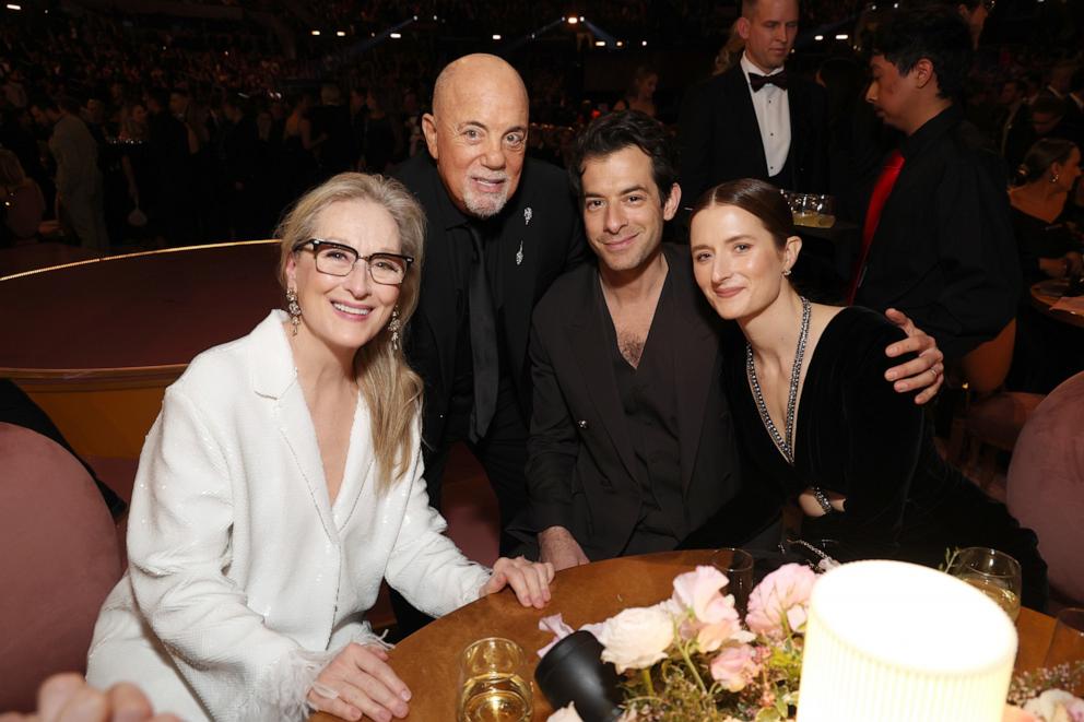 PHOTO: Meryl Streep, Billy Joel, Mark Ronson and Grace Gummer attend the 66th GRAMMY Awards at Crypto.com Arena on Feb. 4, 2024 in Los Angeles.