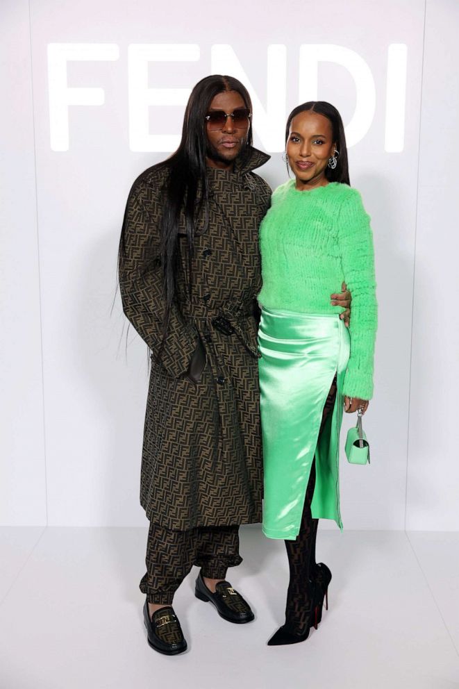 PHOTO: FILE - Law Roach and Kerry Washington attend the Fendi Couture fashion shows, Jan. 26, 2023 in Paris.