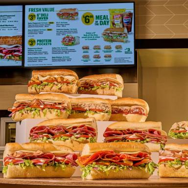 PHOTO: Subway's new Fresh Value Menu, available nationwide starting April 28, features 15 entrees under $5.