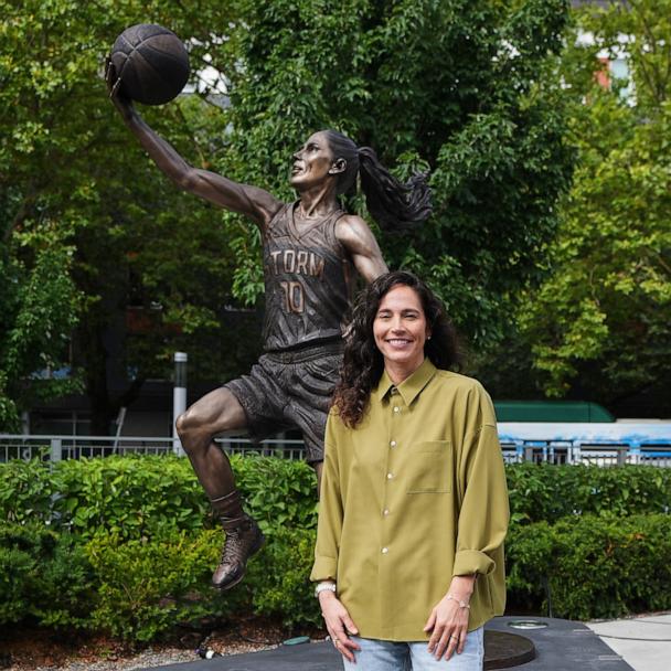 Retired WNBA star Sue Bird makes history as 1st player honored